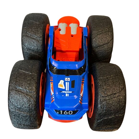 Blue & Red Air Hogs Super Soft Jump Fury RC Truck - Remote Control - No Charger - Picture 6 of 12